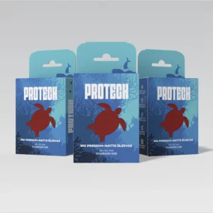 Protech Premium Matte Sleeves - Ruby Red