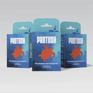 Protech Premium Matte Sleeves - Sunset Orange